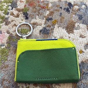 Rothy's Green and Yellow Wallet